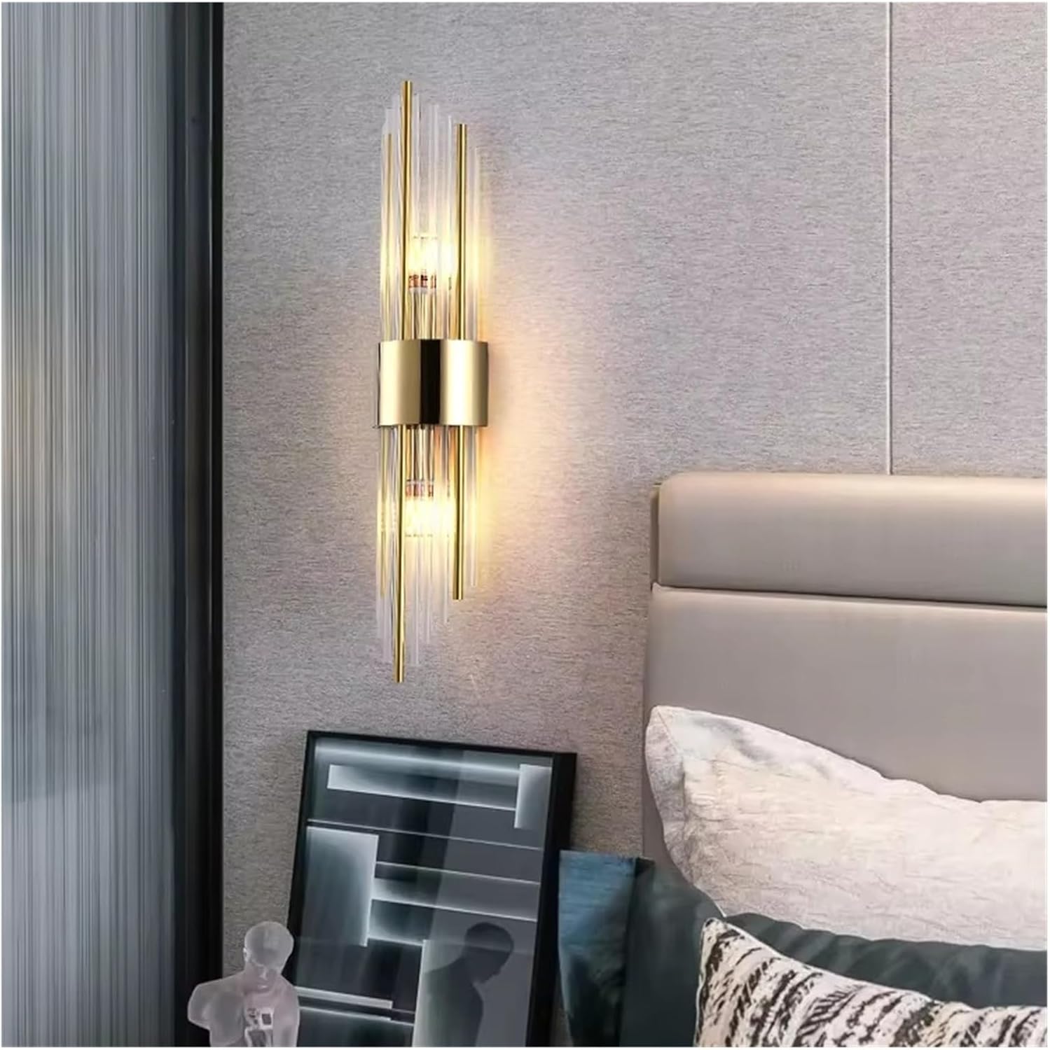 Glass Living Room Bedroom Wall Lamp